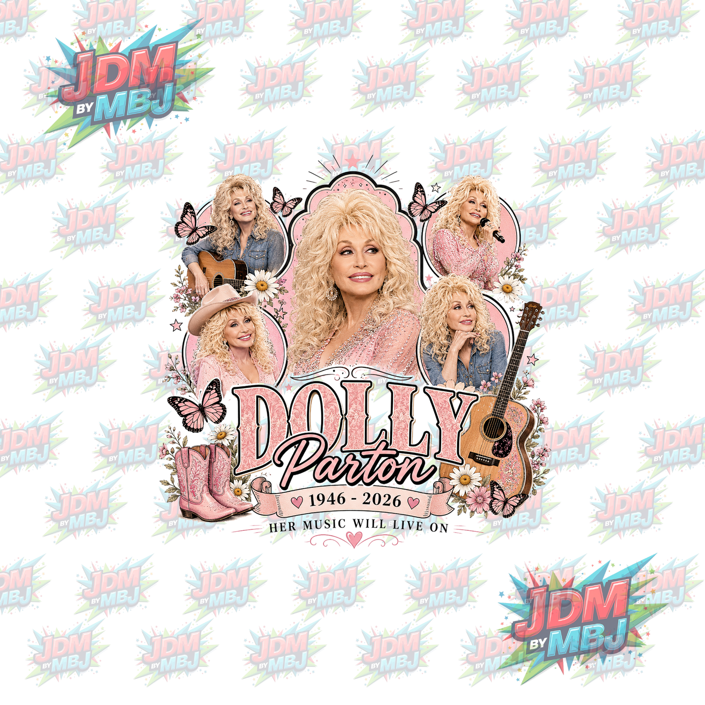 Iron On - Dolly Parton DTF
