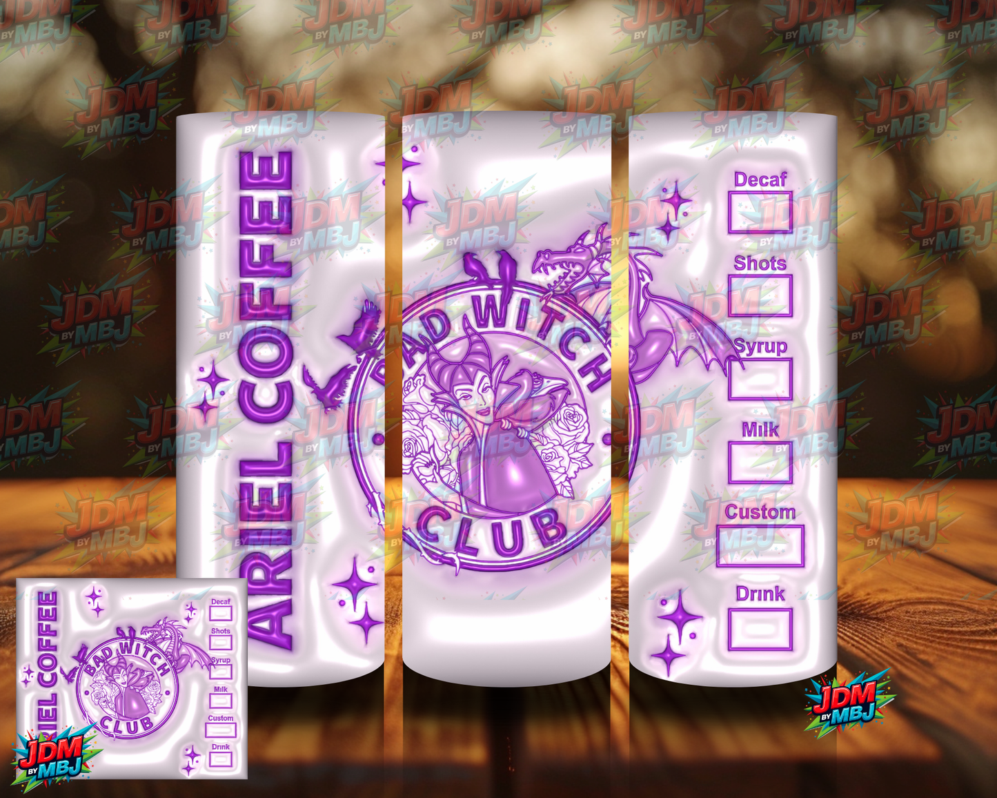 Bubble Style "Coffee" Sublimation Prints