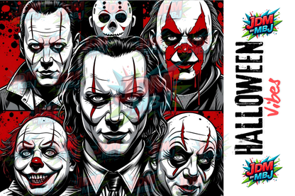 Inspirado en las impresiones de sublimación de Halloween