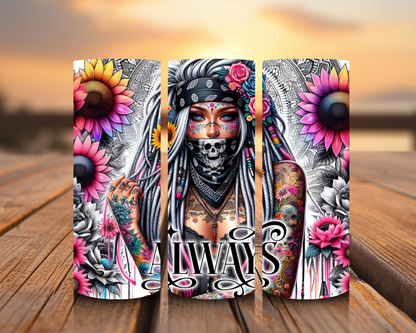 Inspirado en las impresiones de sublimación de Tattoo Girl