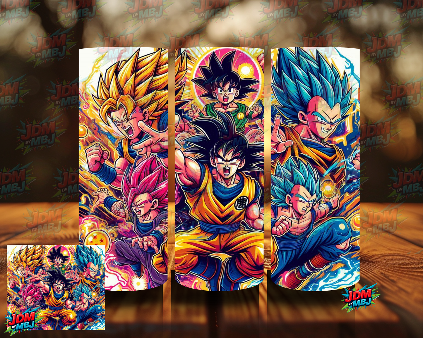 Inspired by Dragon Ball Z Sublimation Prints