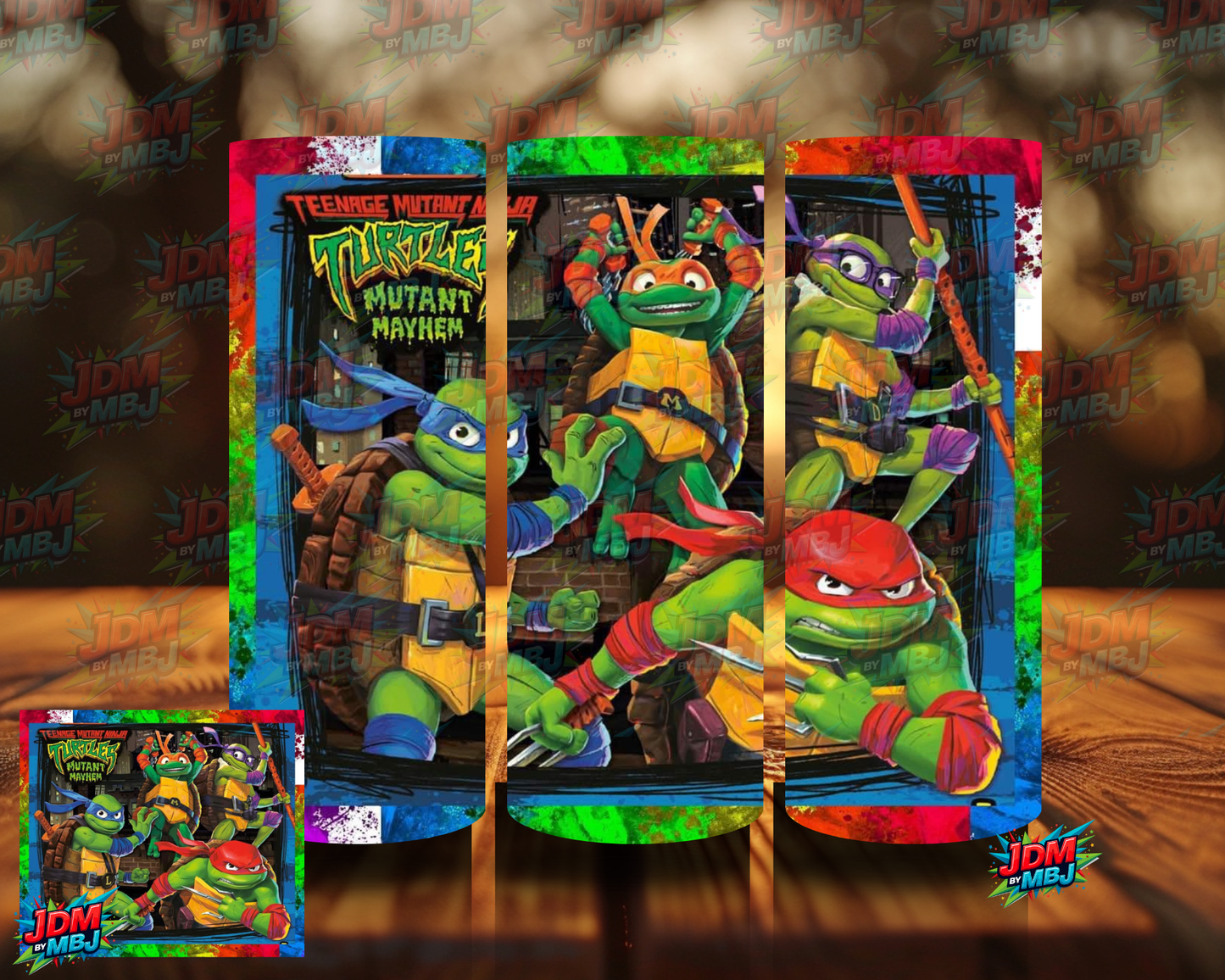 Inspired by Teenage Ninja Turtle Sublimation Prints