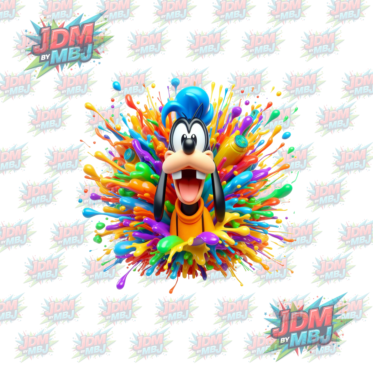 Iron On - Inspired Disney Colour Splash DTF 20cm