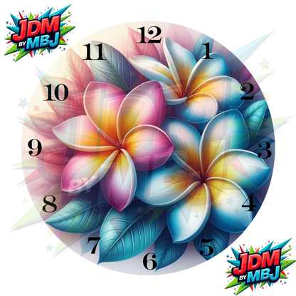 Impresiones por sublimación de relojes de 20 cm x 20 cm (8 pulgadas) - Inspirados en obras de arte mixtas