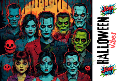 Inspirado en las impresiones de sublimación de Halloween