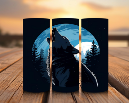 Inspirado en impresiones de sublimación de lobos