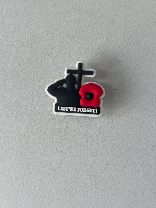 Inspired by Lest We Forget with Flower Solder Shoe Charm's