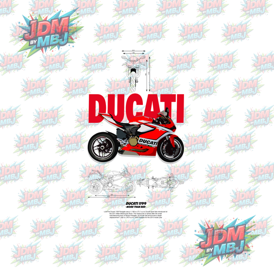 Iron On - Motorcycle  DTF