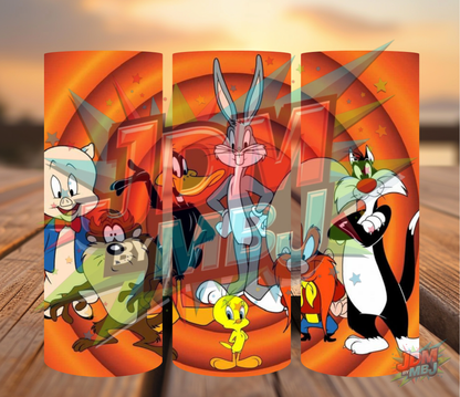 Inspirado en las impresiones de sublimación de Looney Tunes