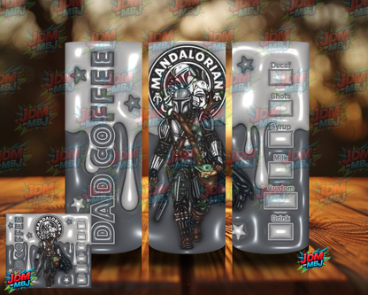 Bubble Style "Coffee" Sublimation Prints