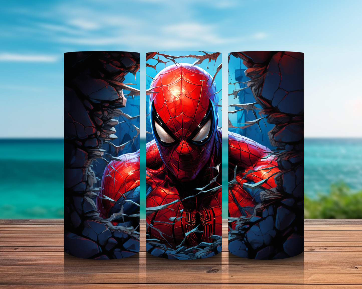 Inspirado en superhéroes 3D en impresiones de sublimación de pared