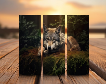 Inspirado en impresiones de sublimación de lobos