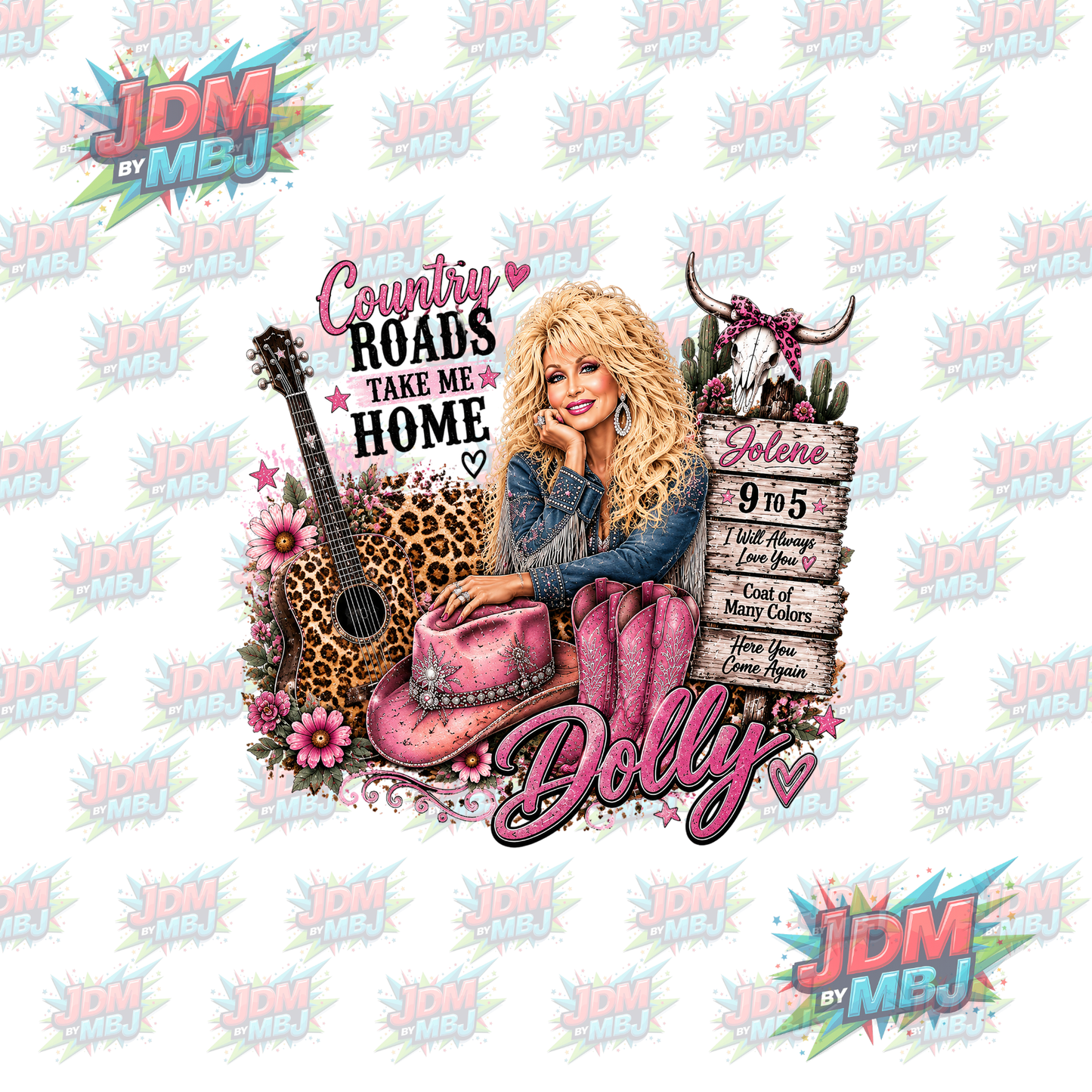 Iron On - Dolly Parton DTF