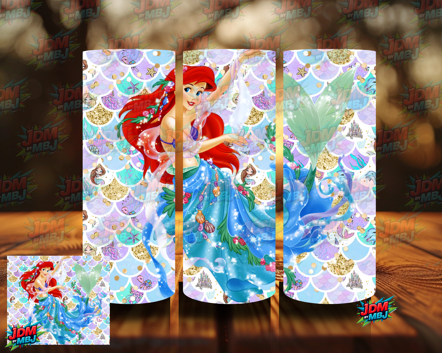 Inspired by The Little Mermaid Sublimation Prints