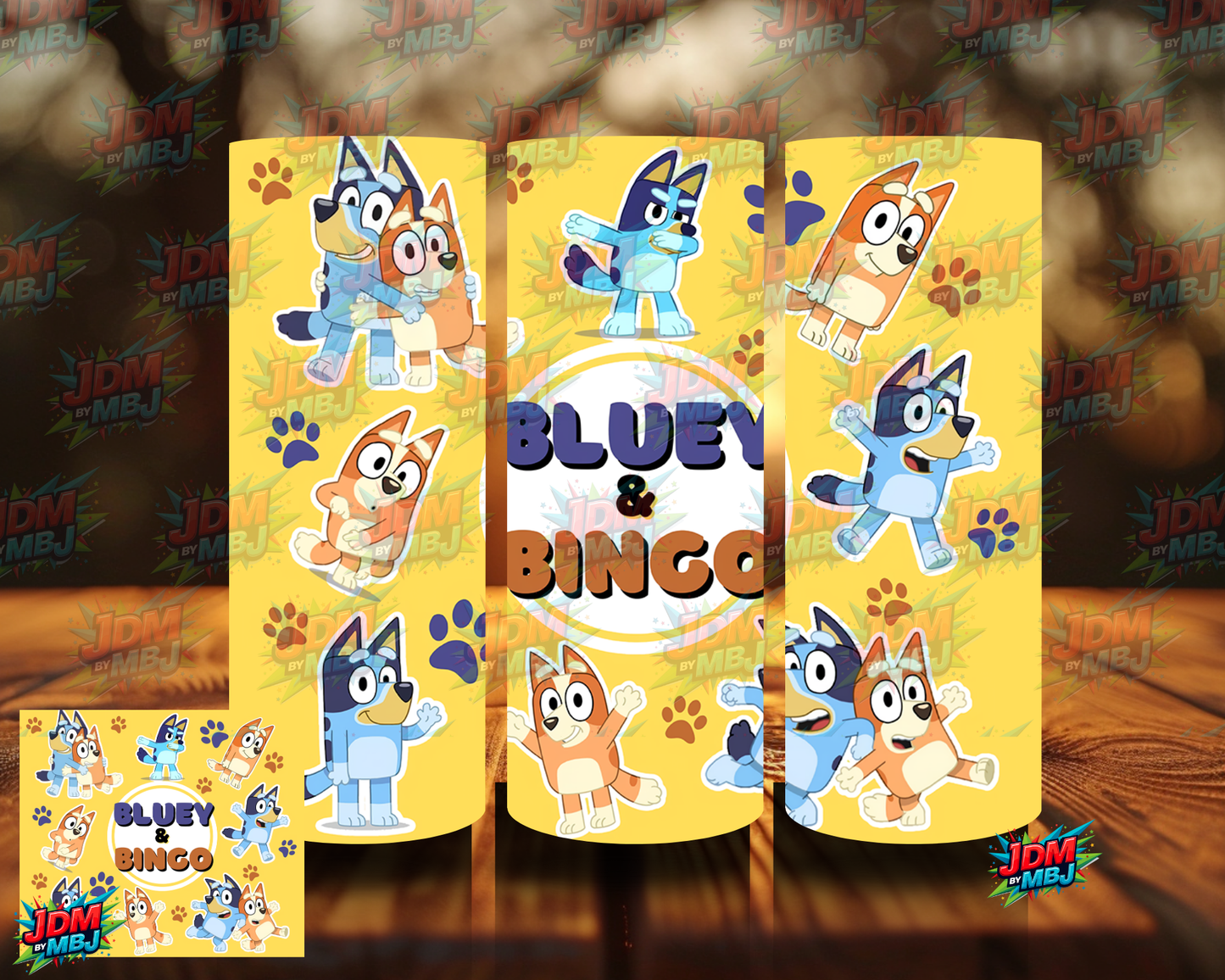 Inspired by Bluey Sublimation Prints