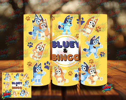 Inspired by Bluey Sublimation Prints