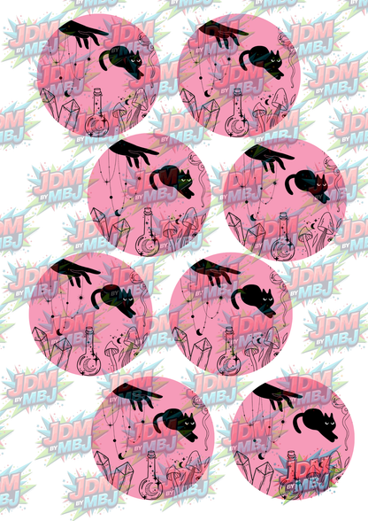 Impresiones de sublimación de posavasos para coche (8 por página)