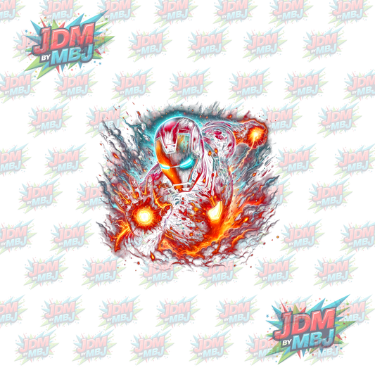 Iron On - Superhero Halftone DTF
