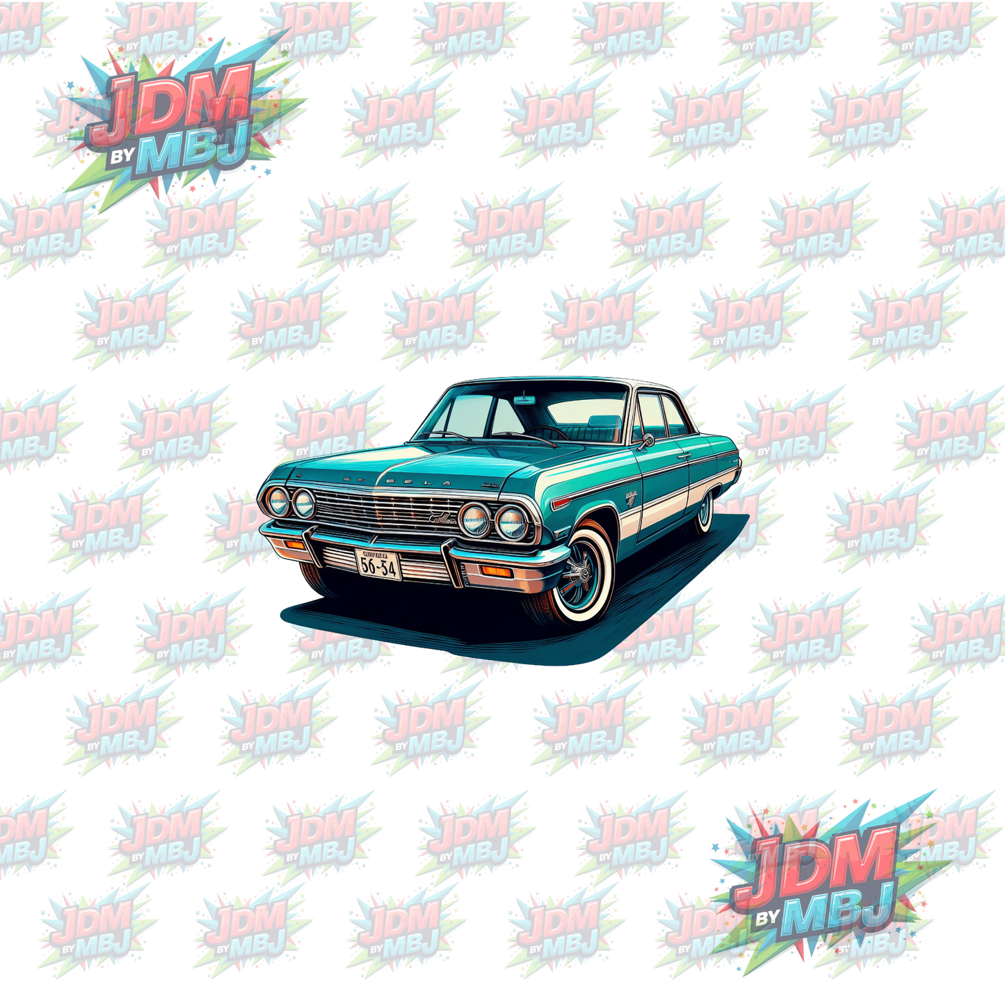 Iron On - Classic Vintage Cars DTF 20cm