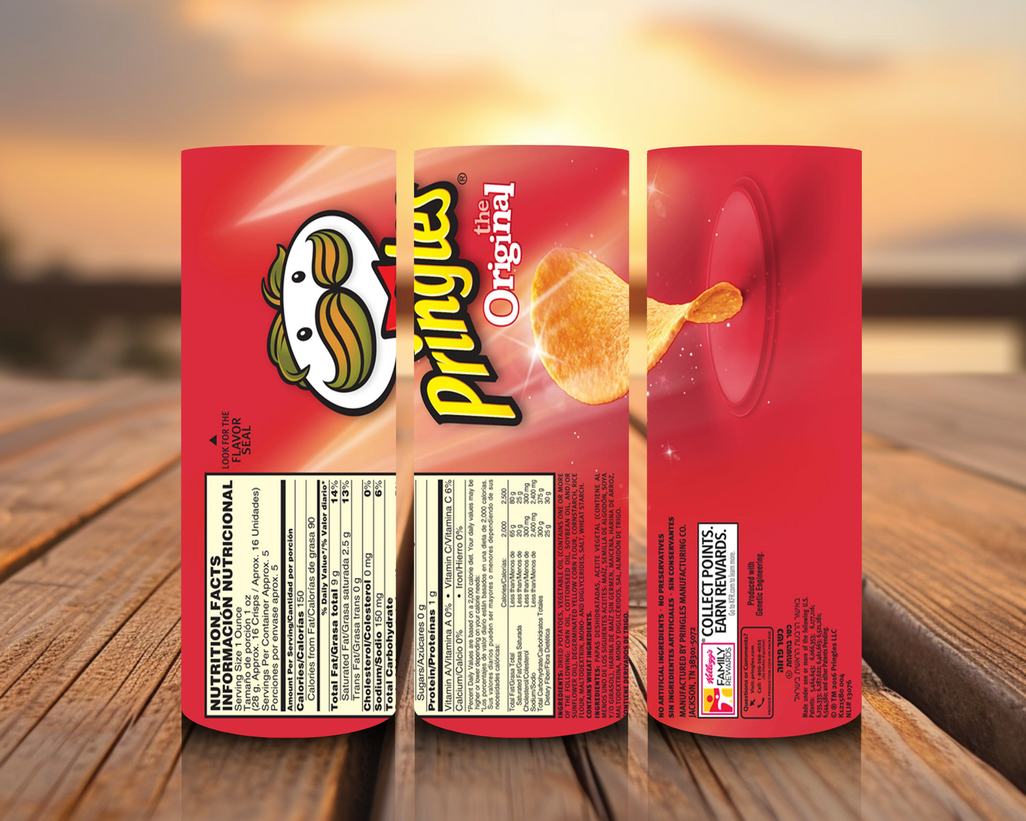 Inspirado en impresiones de sublimación de snacks