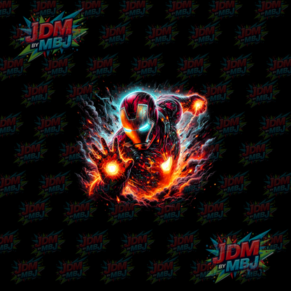 Iron On - Superhero Halftone DTF