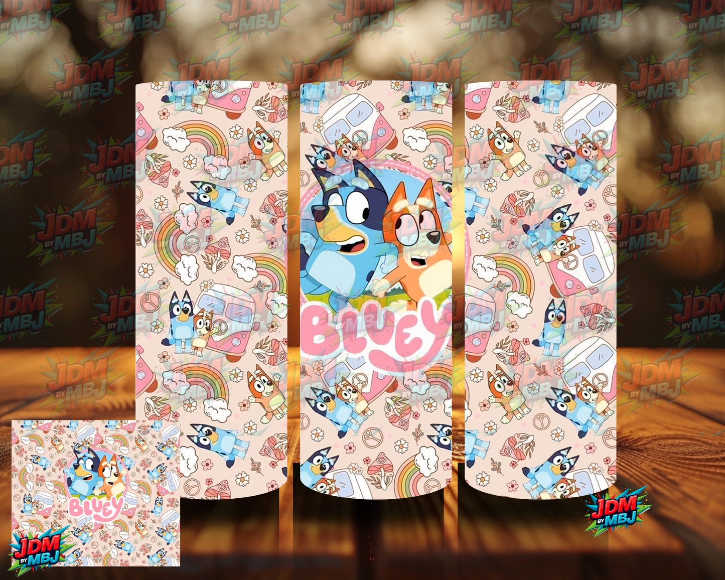 Inspired by Bluey Sublimation Prints