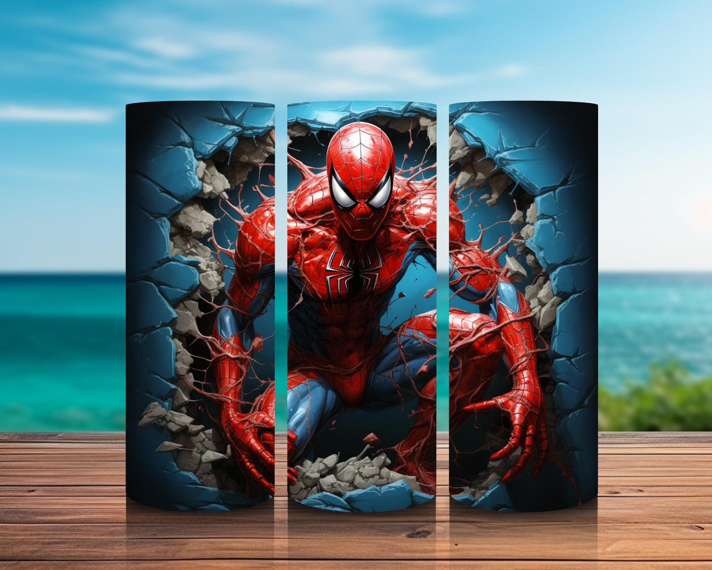 Inspirado en superhéroes 3D en impresiones de sublimación de pared