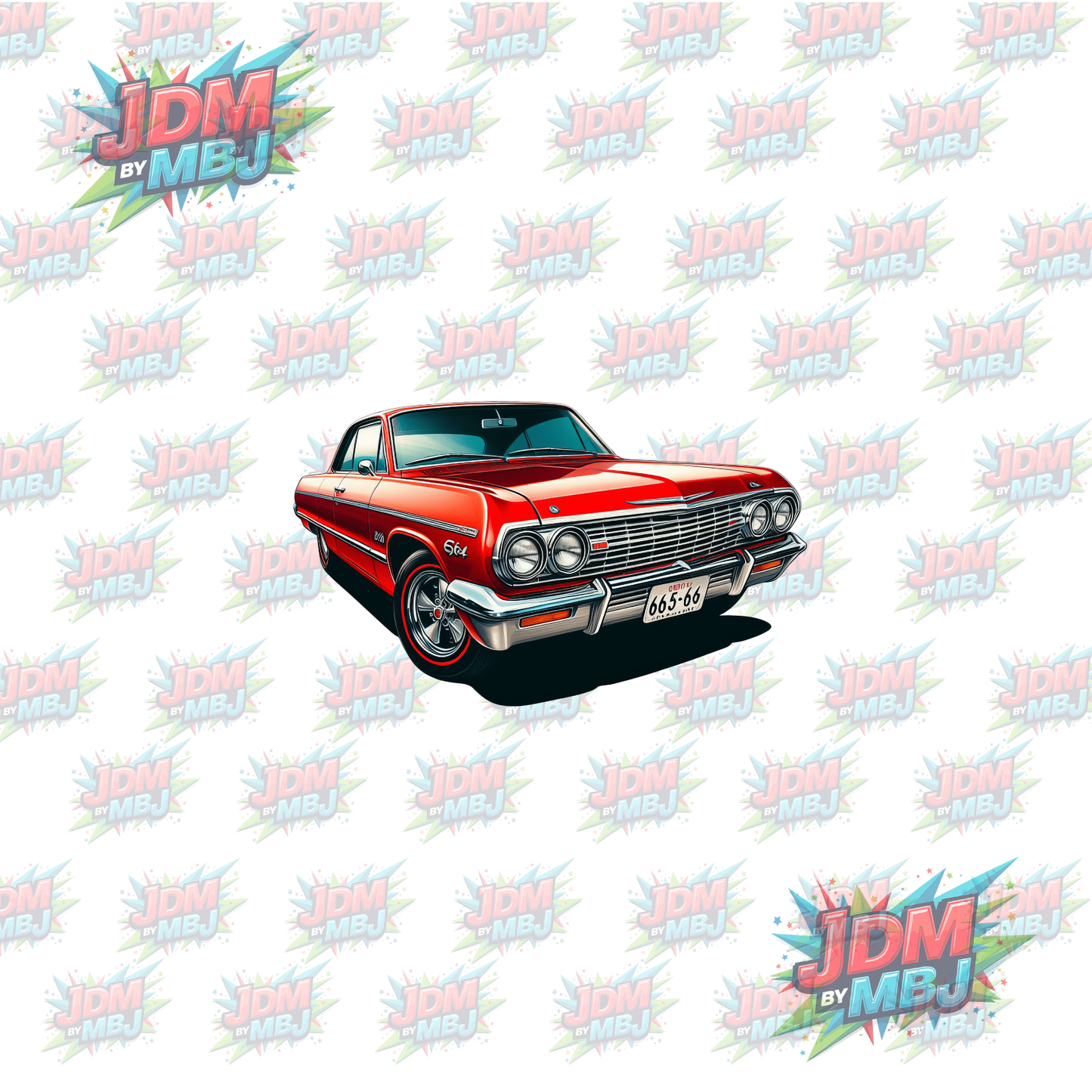 Iron On - Classic Vintage Cars DTF 20cm