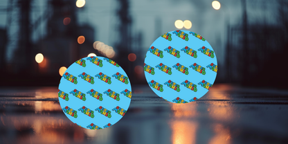 Impresiones de sublimación de posavasos de Super Mario (8 por página)