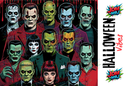 Inspirado en las impresiones de sublimación de Halloween