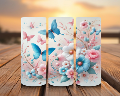 Impresiones de sublimación de aves y mariposas