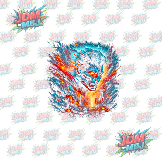 Iron On - Superhero Halftone DTF