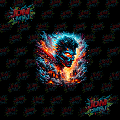 Iron On - Superhero Halftone DTF