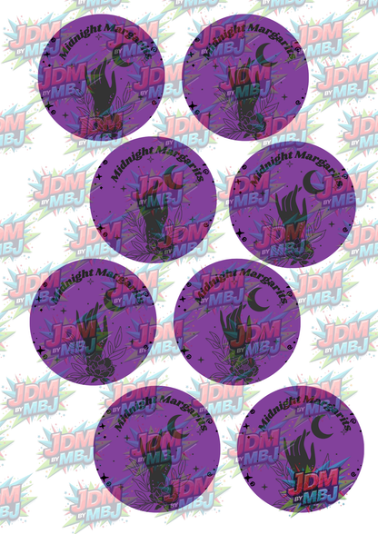 Impresiones de sublimación de posavasos para coche (8 por página)