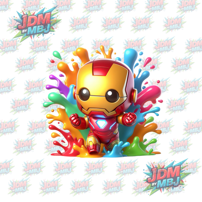 Iron On - Inspired Disney Colour Splash DTF 20cm