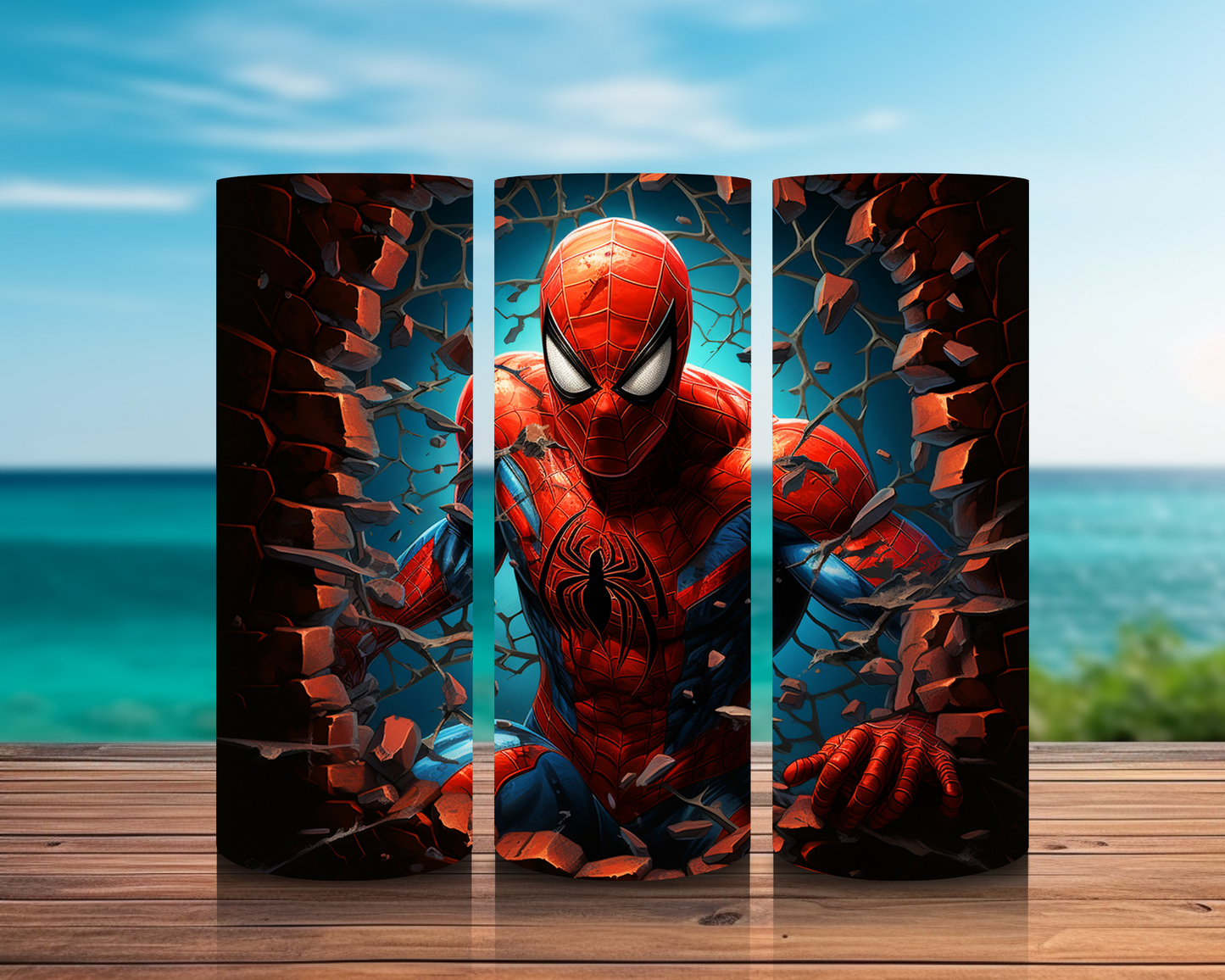 Inspirado en superhéroes 3D en impresiones de sublimación de pared