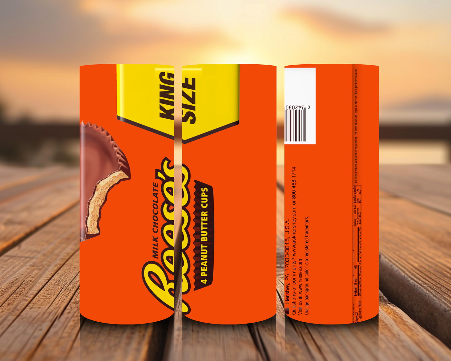Inspirado en impresiones de sublimación de snacks
