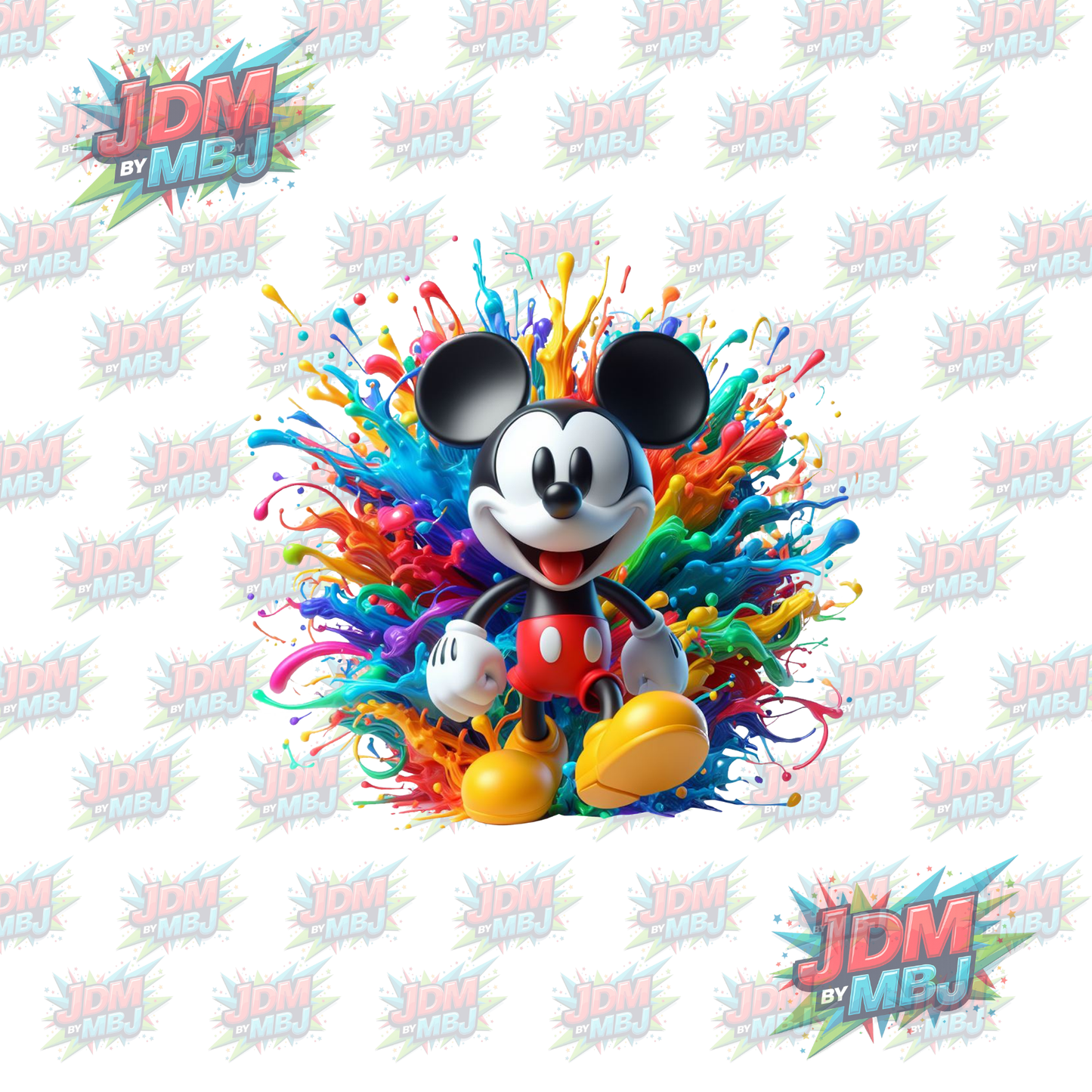 Iron On - Inspired Disney Colour Splash DTF 20cm