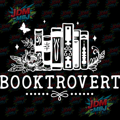 Iron On - BookTrovert DTF 20cm