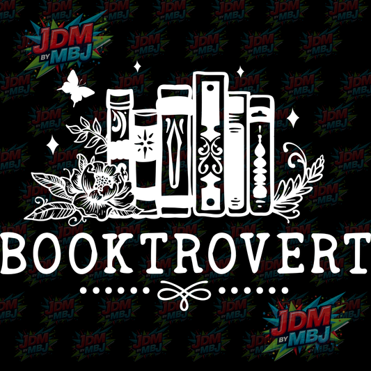 Iron On - BookTrovert DTF 20cm