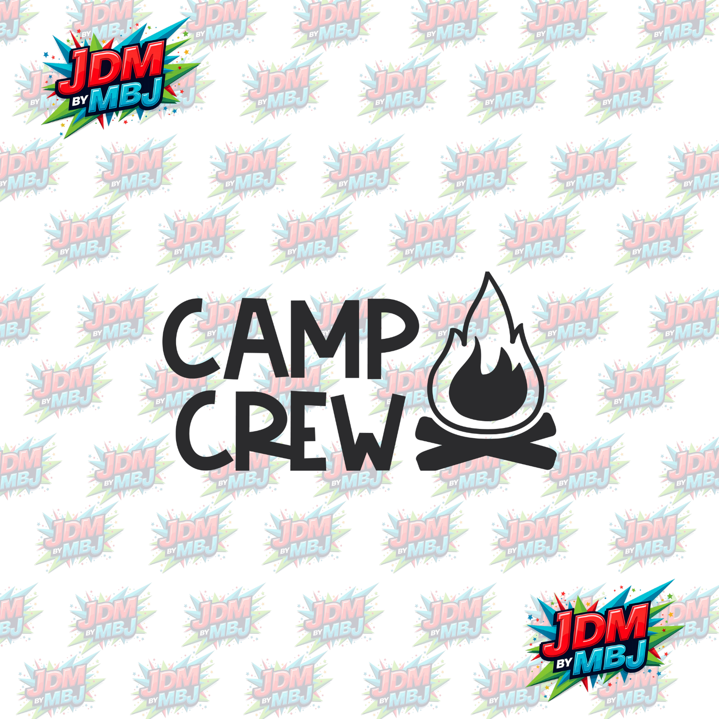 Iron On - Camp Crew DTF 20cm