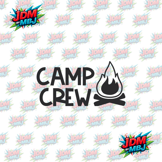 Iron On - Camp Crew DTF 20cm