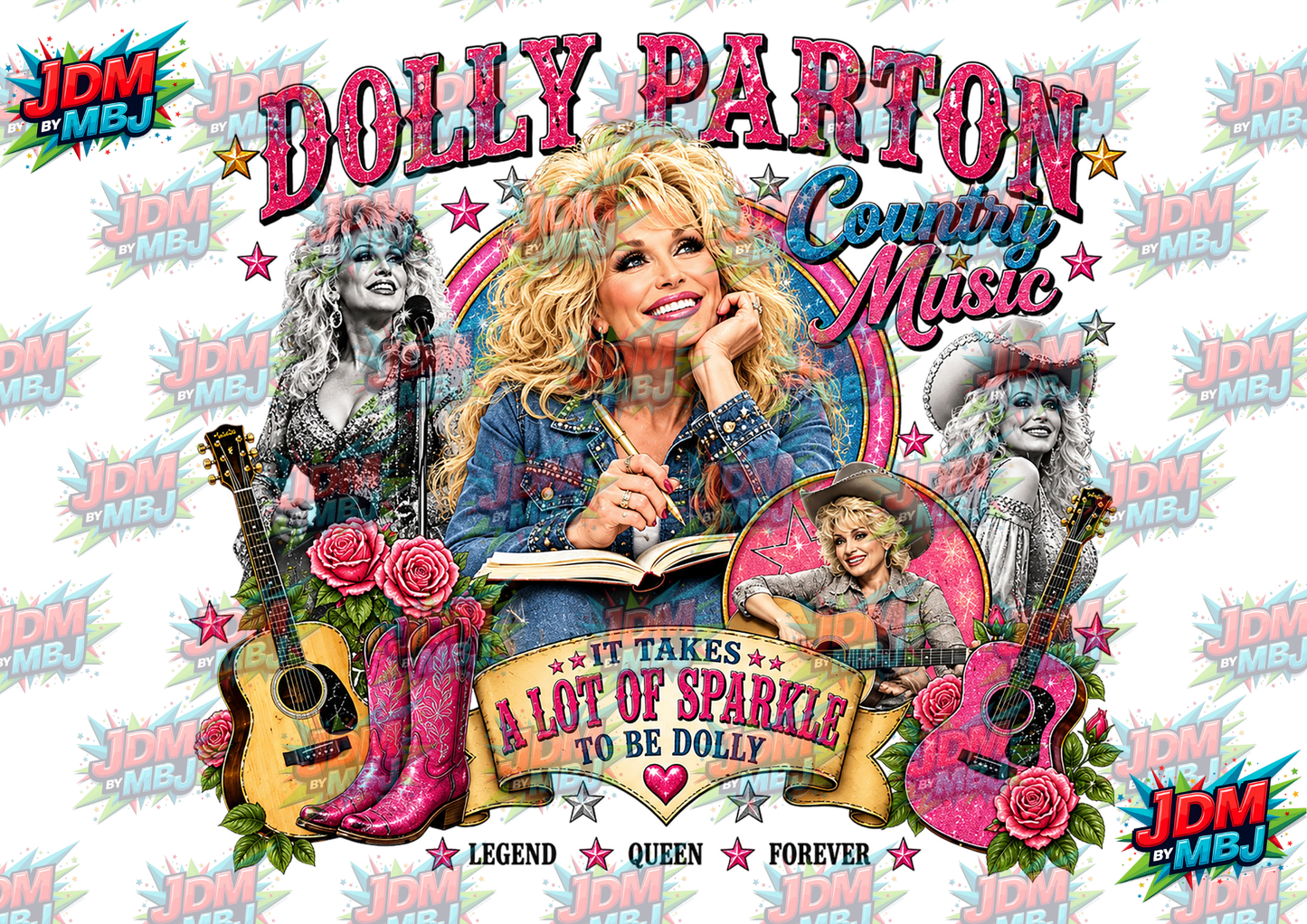 Inspired by Dolly Parton Cutting Board Sublimation Prints
