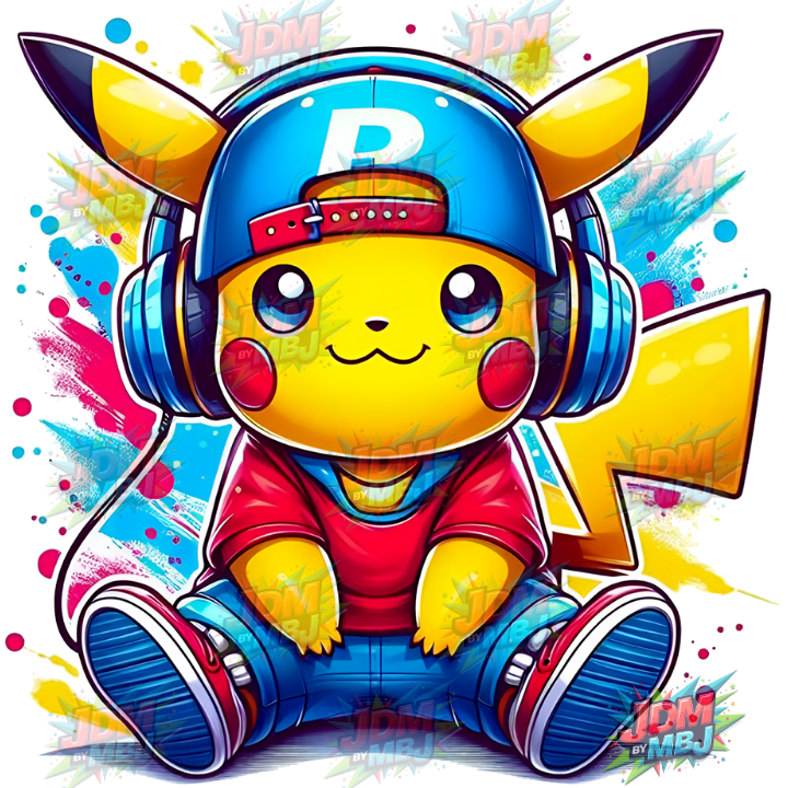 Iron On - Pokemon  DTF 25cm