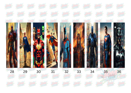 Inspired by Marvel/DC [Bookmark/Pen] Sublimation Prints [Volume 2]
