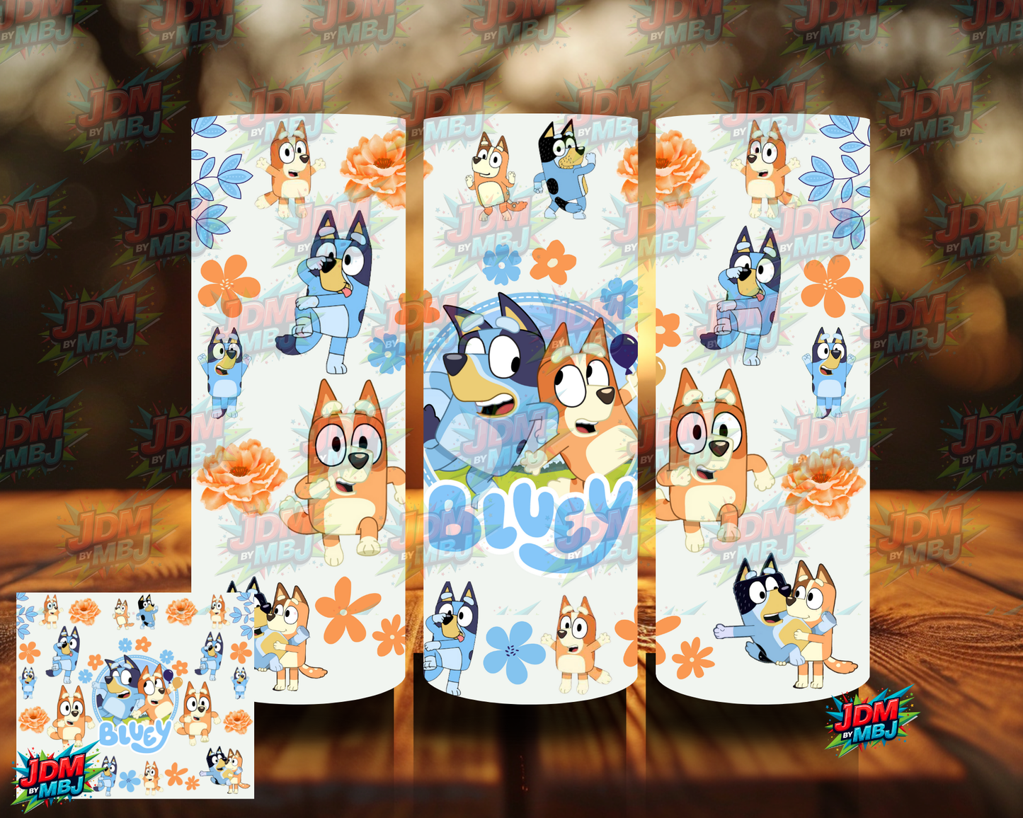 Inspired by Bluey Sublimation Prints
