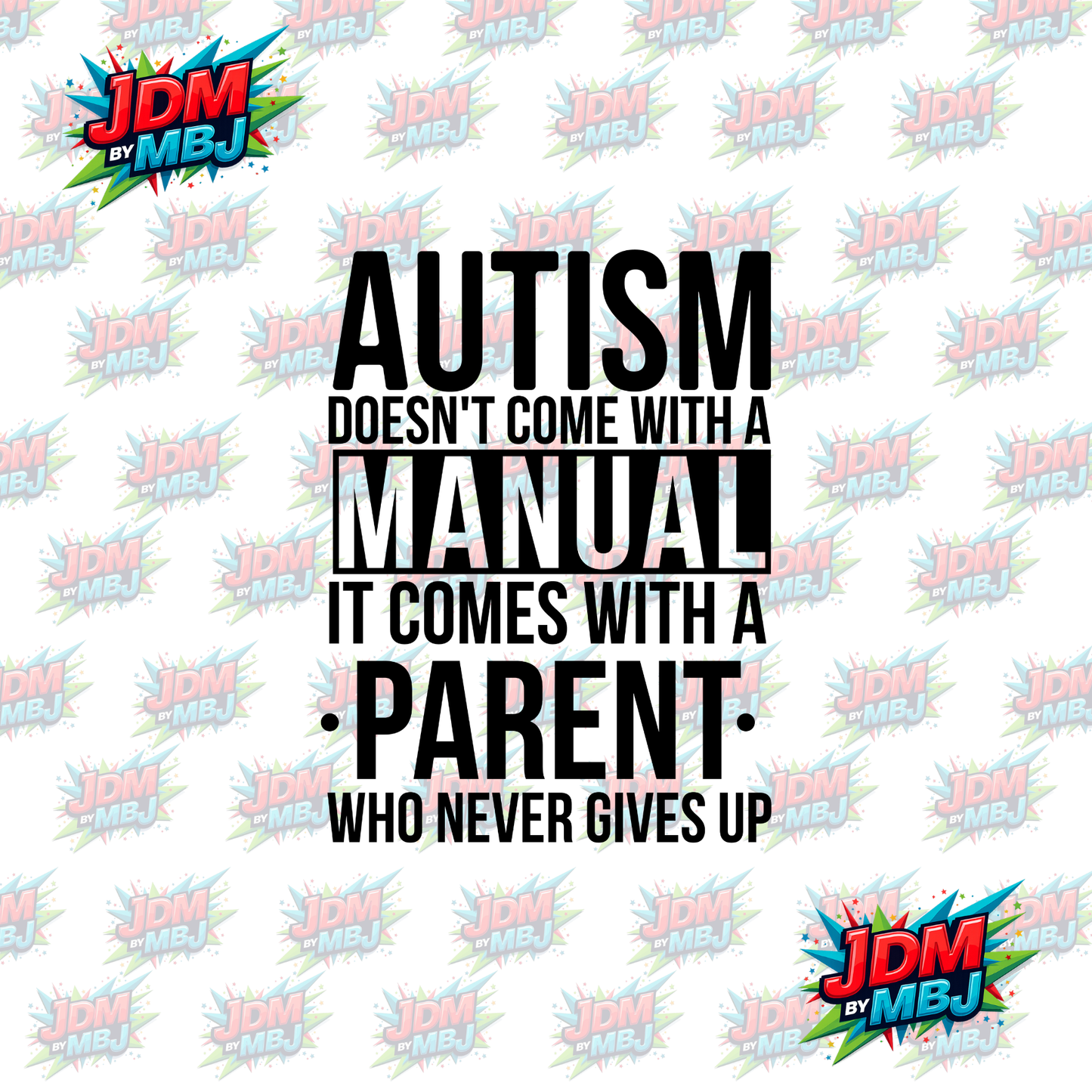Iron On - Autism Awareness DTF 20cm