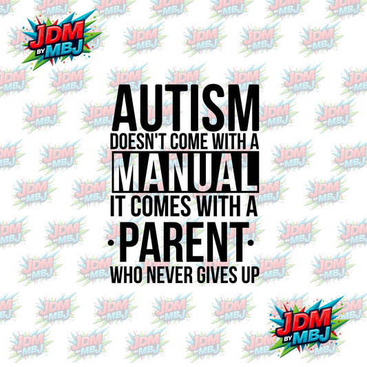 Iron On - Autism Awareness DTF 20cm