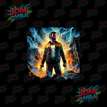 Iron On - Superhero Halftone DTF