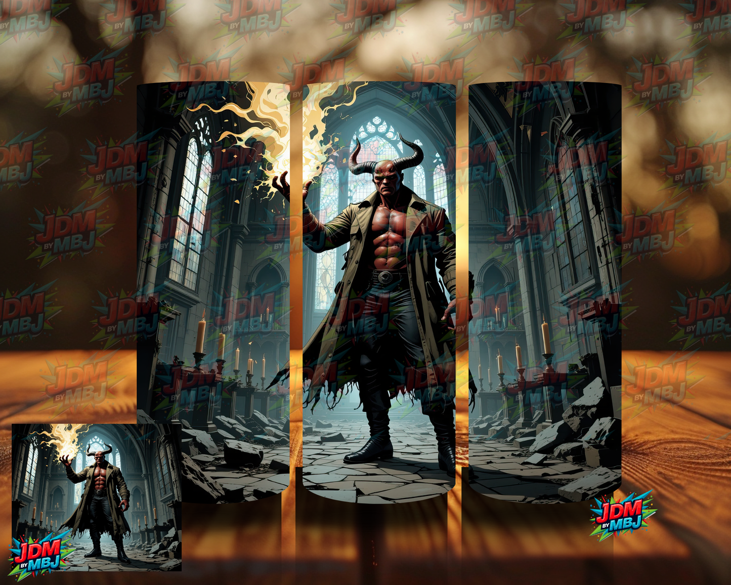 Inspired by Hell Boy Sublimation Prints